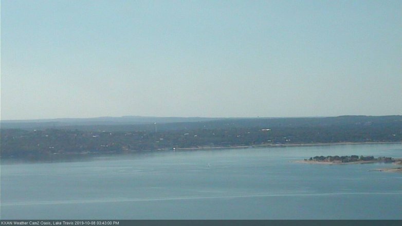 Lake Travis webcam, October 8, 2019 2:45 PM CT