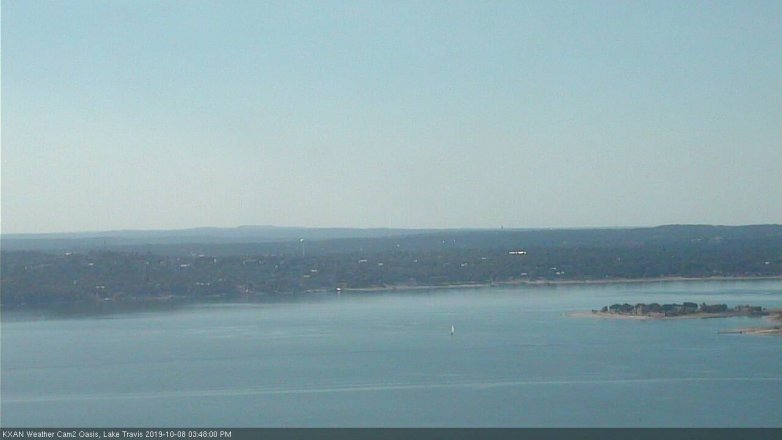 Lake Travis webcam, October 8, 2019 2:50 PM CT