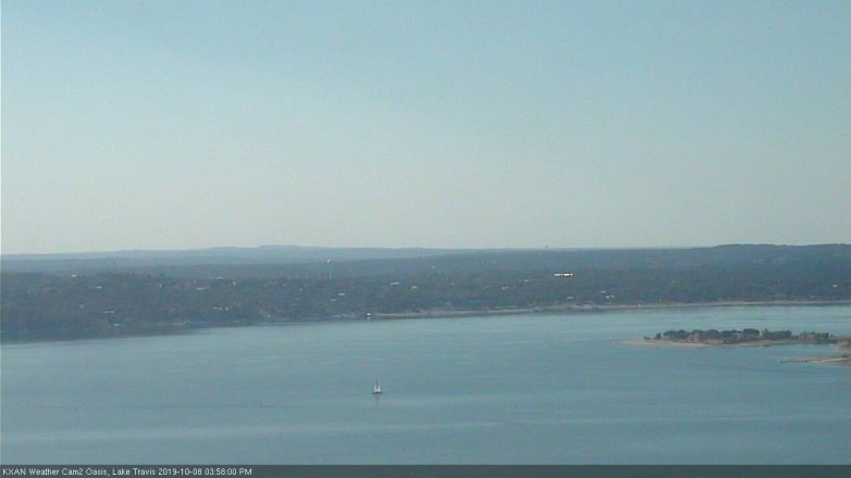 Lake Travis webcam, October 8, 2019 3:00 PM CT