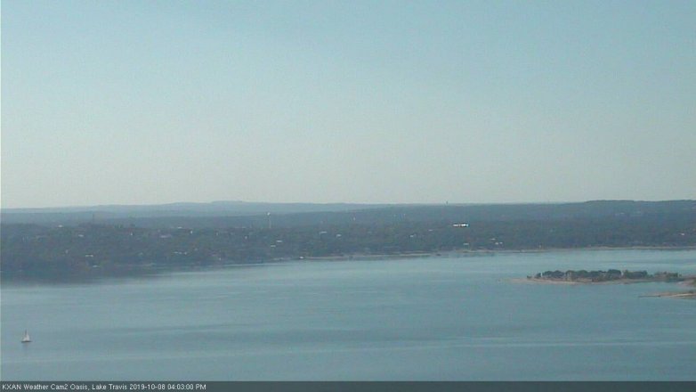 Lake Travis webcam, October 8, 2019 3:05 PM CT