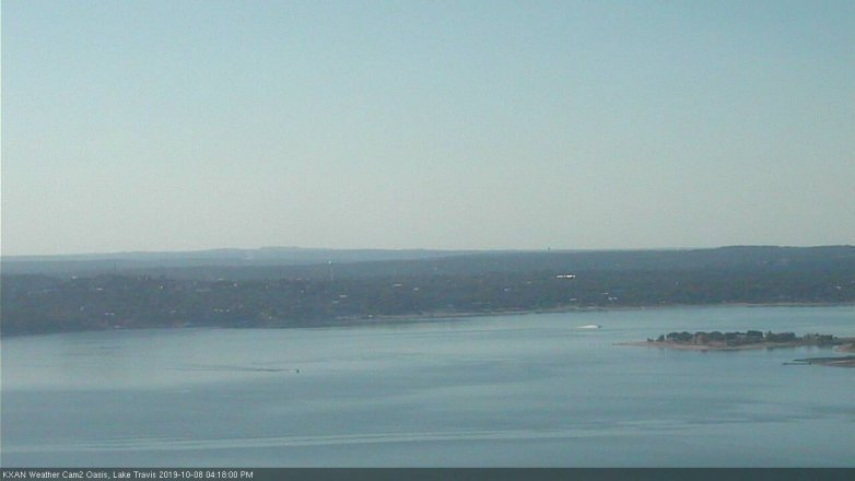 Lake Travis webcam, October 8, 2019 3:20 PM CT