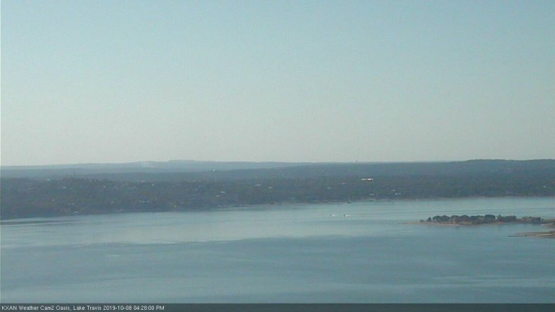 Lake Travis webcam, October 8, 2019 3:30 PM CT