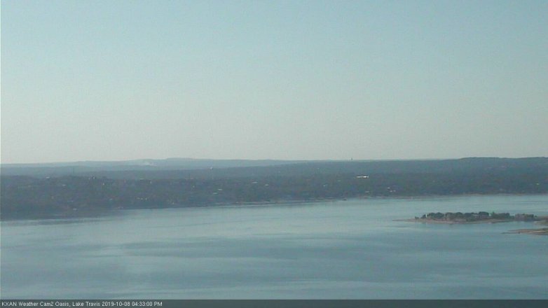 Lake Travis webcam, October 8, 2019 3:35 PM CT