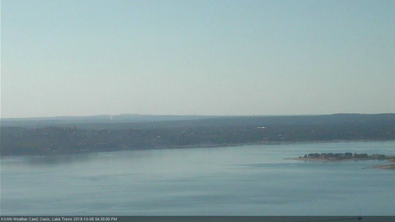 Lake Travis webcam, October 8, 2019 3:40 PM CT