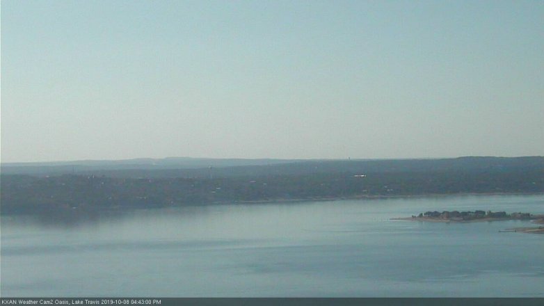 Lake Travis webcam, October 8, 2019 3:45 PM CT