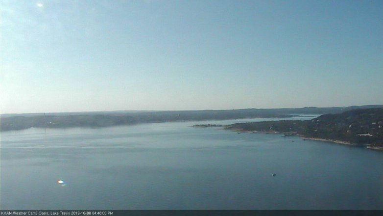 Lake Travis webcam, October 8, 2019 3:50 PM CT