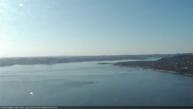 Lake Travis webcam, October 8, 2019 3:55 PM CT