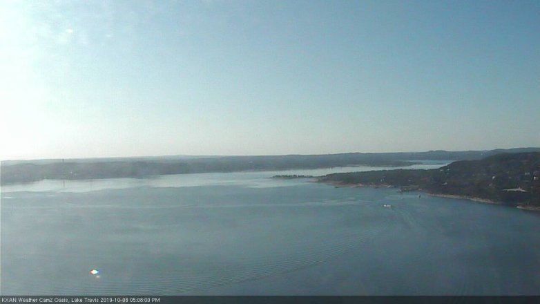 Lake Travis webcam, October 8, 2019 4:10 PM CT