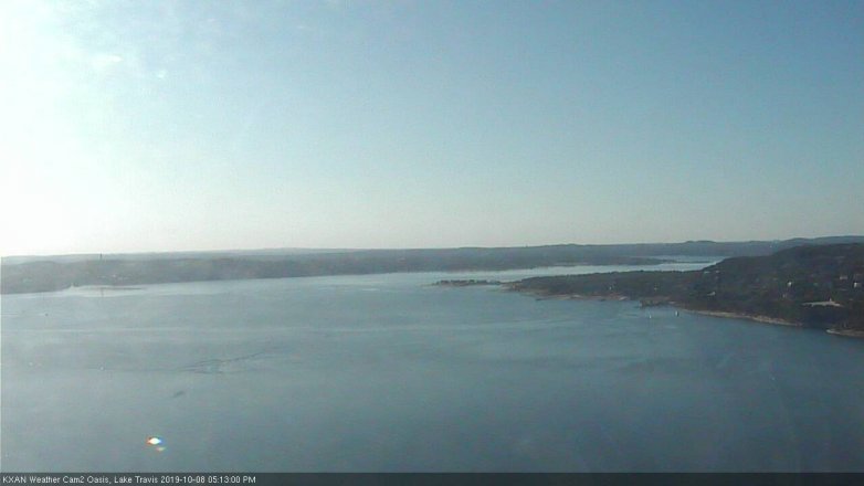 Lake Travis webcam, October 8, 2019 4:15 PM CT