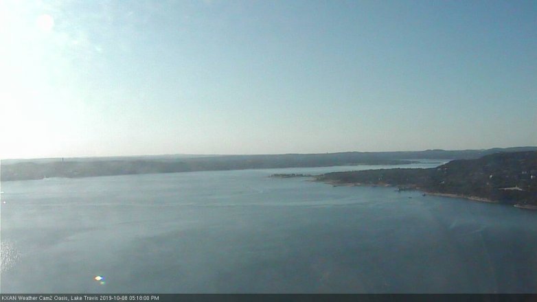 Lake Travis webcam, October 8, 2019 4:20 PM CT
