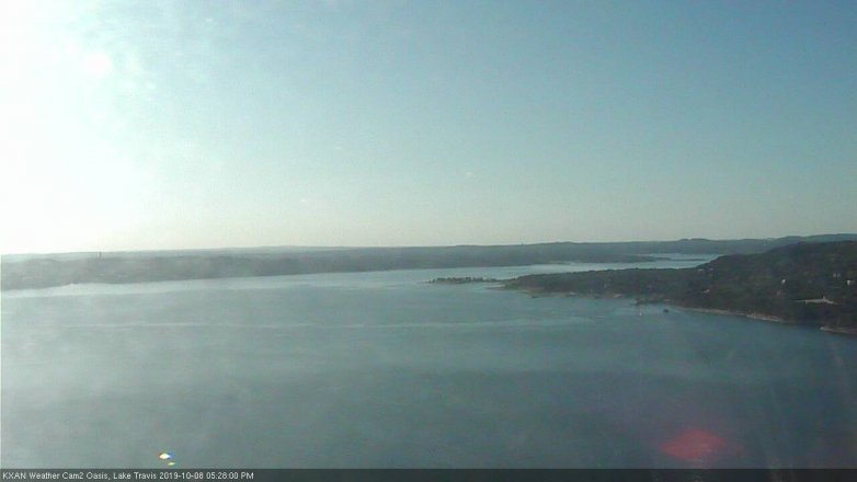 Lake Travis webcam, October 8, 2019 4:30 PM CT