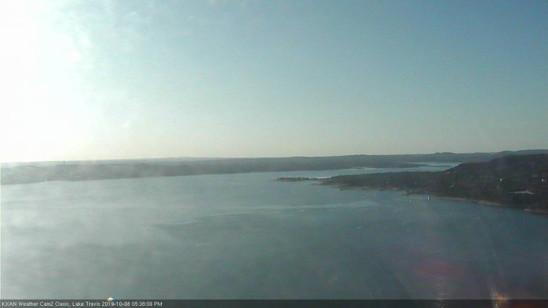 Lake Travis webcam, October 8, 2019 4:40 PM CT