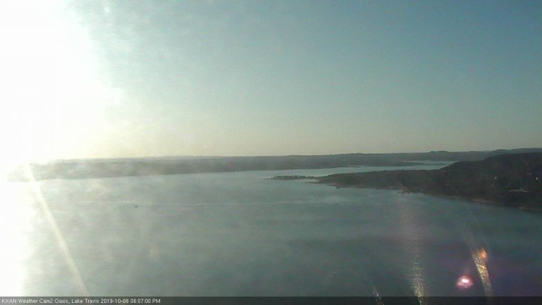 Lake Travis webcam, October 8, 2019 5:10 PM CT