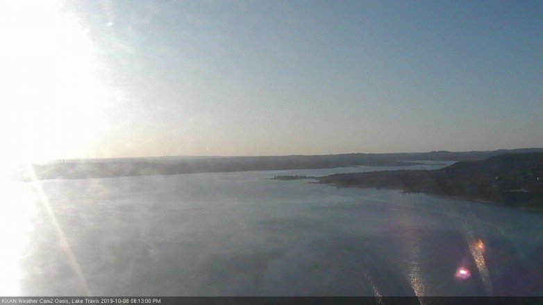 Lake Travis webcam, October 8, 2019 5:15 PM CT