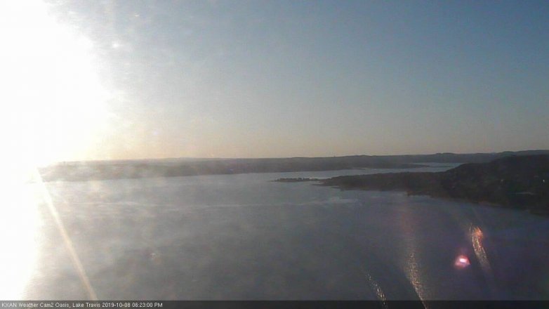 Lake Travis webcam, October 8, 2019 5:25 PM CT