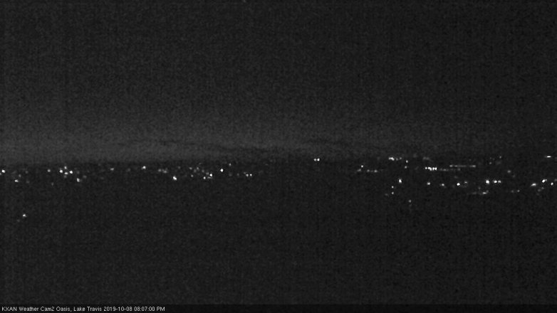 Lake Travis webcam, October 8, 2019 7:10 PM CT
