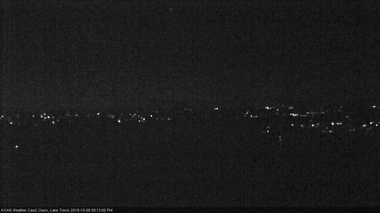 Lake Travis webcam, October 8, 2019 7:15 PM CT