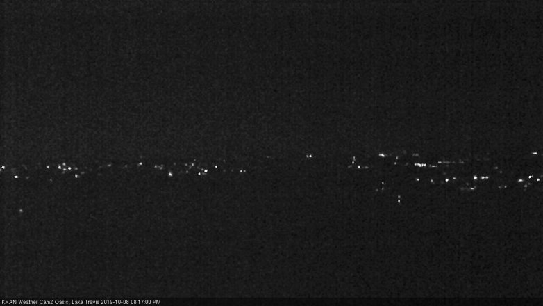 Lake Travis webcam, October 8, 2019 7:20 PM CT