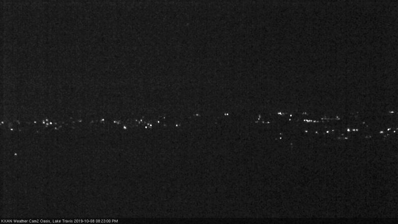 Lake Travis webcam, October 8, 2019 7:25 PM CT