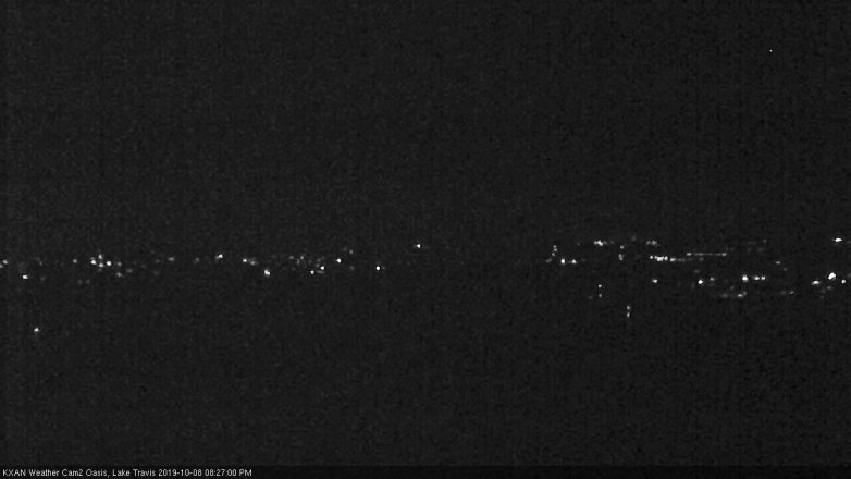 Lake Travis webcam, October 8, 2019 7:30 PM CT