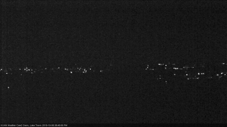 Lake Travis webcam, October 8, 2019 7:50 PM CT