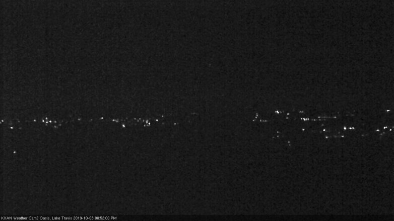 Lake Travis webcam, October 8, 2019 7:55 PM CT