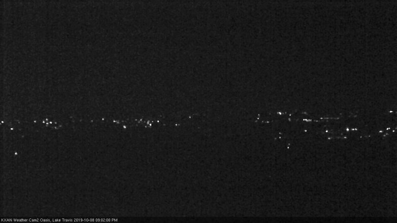 Lake Travis webcam, October 8, 2019 8:05 PM CT