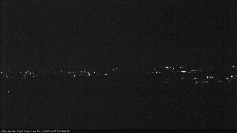 Lake Travis webcam, October 8, 2019 8:35 PM CT