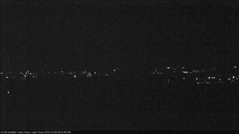 Lake Travis webcam, October 8, 2019 8:40 PM CT