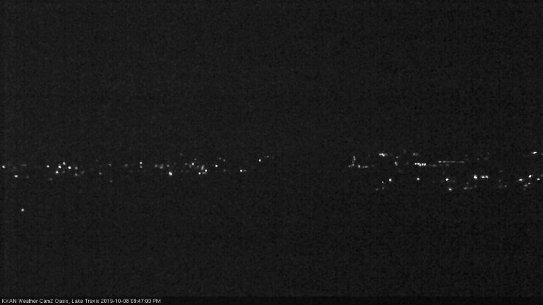 Lake Travis webcam, October 8, 2019 8:50 PM CT