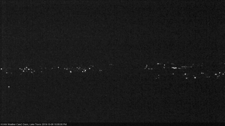 Lake Travis webcam, October 8, 2019 9:10 PM CT