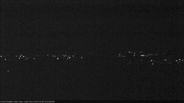 Lake Travis webcam, October 8, 2019 9:25 PM CT