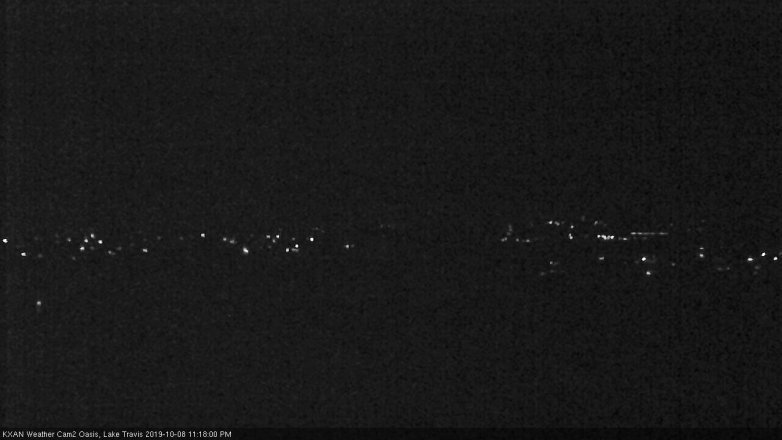 Lake Travis webcam, October 8, 2019 10:20 PM CT