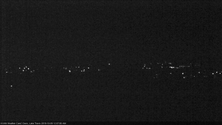 Lake Travis webcam, October 8, 2019 11:10 PM CT