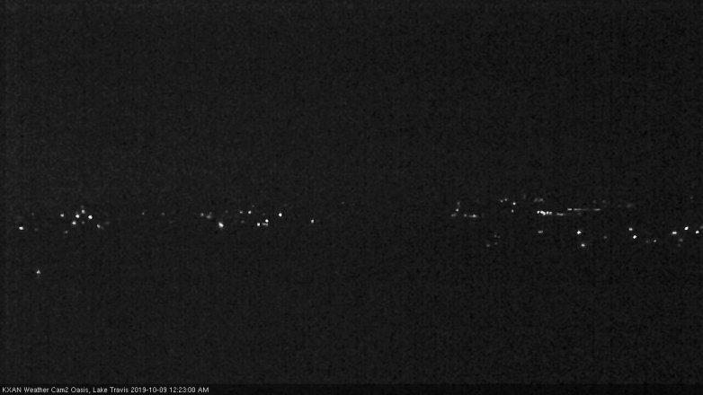 Lake Travis webcam, October 8, 2019 11:25 PM CT