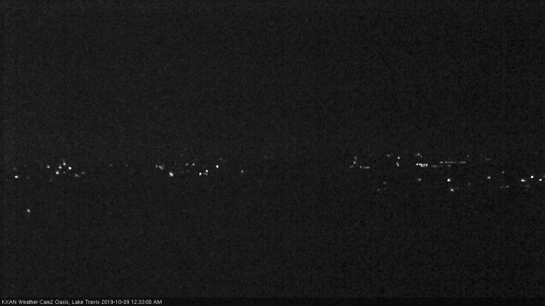 Lake Travis webcam, October 8, 2019 11:35 PM CT