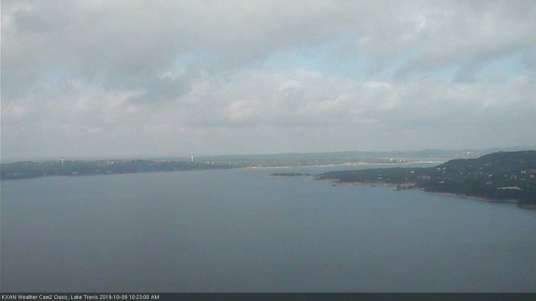 Lake Travis webcam, October 9, 2019 9:25 AM CT