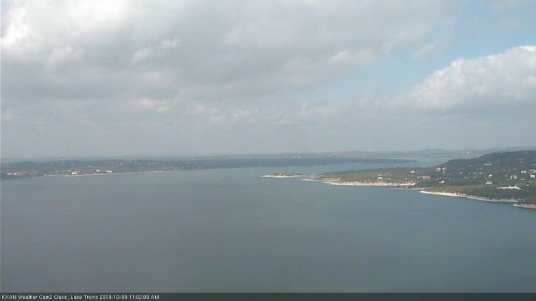 Lake Travis webcam, October 9, 2019 10:05 AM CT