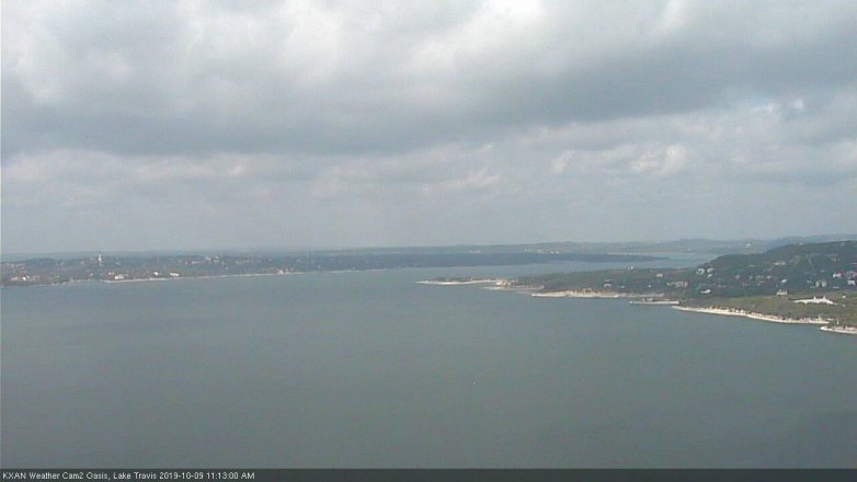 Lake Travis webcam, October 9, 2019 10:15 AM CT