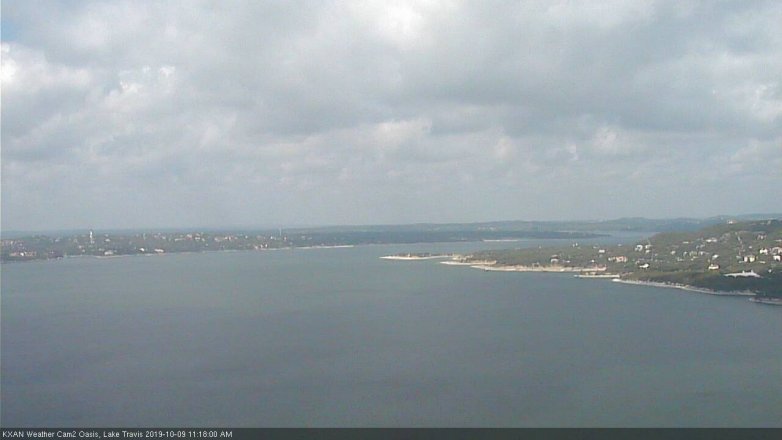 Lake Travis webcam, October 9, 2019 10:20 AM CT