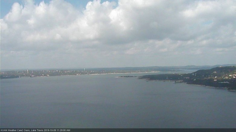 Lake Travis webcam, October 9, 2019 10:30 AM CT