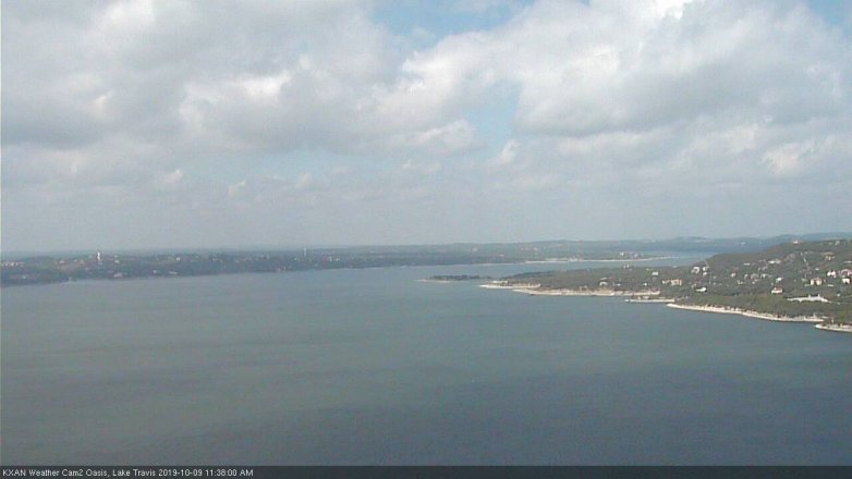 Lake Travis webcam, October 9, 2019 10:40 AM CT