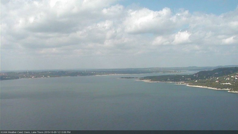Lake Travis webcam, October 9, 2019 11:15 AM CT