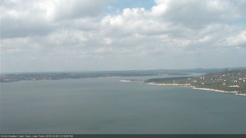 Lake Travis webcam, October 9, 2019 11:20 AM CT