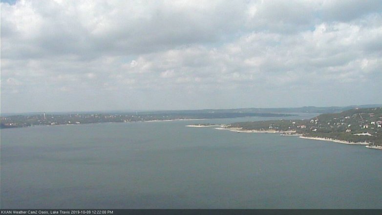 Lake Travis webcam, October 9, 2019 11:25 AM CT