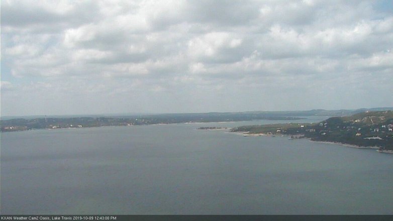 Lake Travis webcam, October 9, 2019 11:45 AM CT