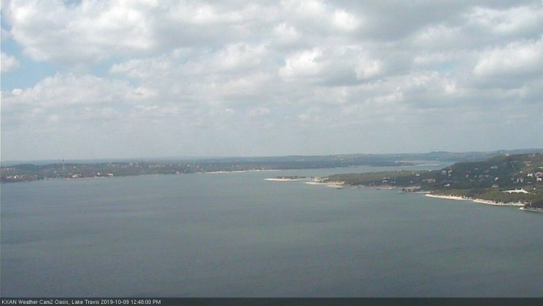 Lake Travis webcam, October 9, 2019 11:50 AM CT