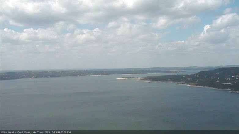 Lake Travis webcam, October 9, 2019 12:05 PM CT