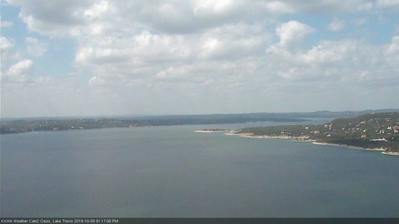 Lake Travis webcam, October 9, 2019 12:20 PM CT