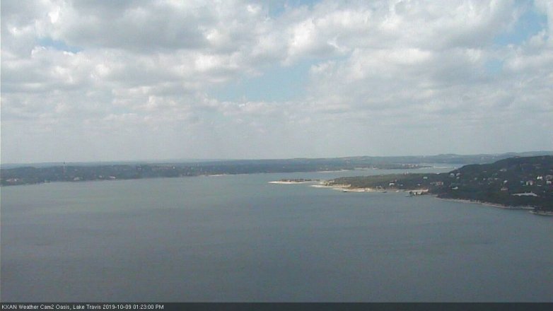 Lake Travis webcam, October 9, 2019 12:25 PM CT